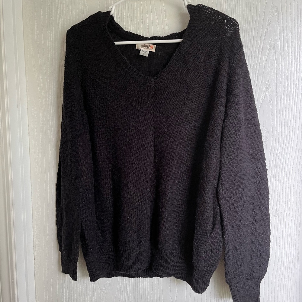 Black sweater!